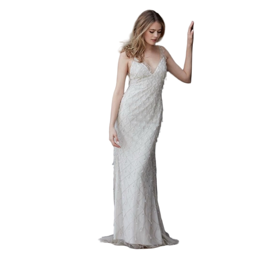 NWT Watters Beaded A-Line Bridal Gown 69403B Size 2X.